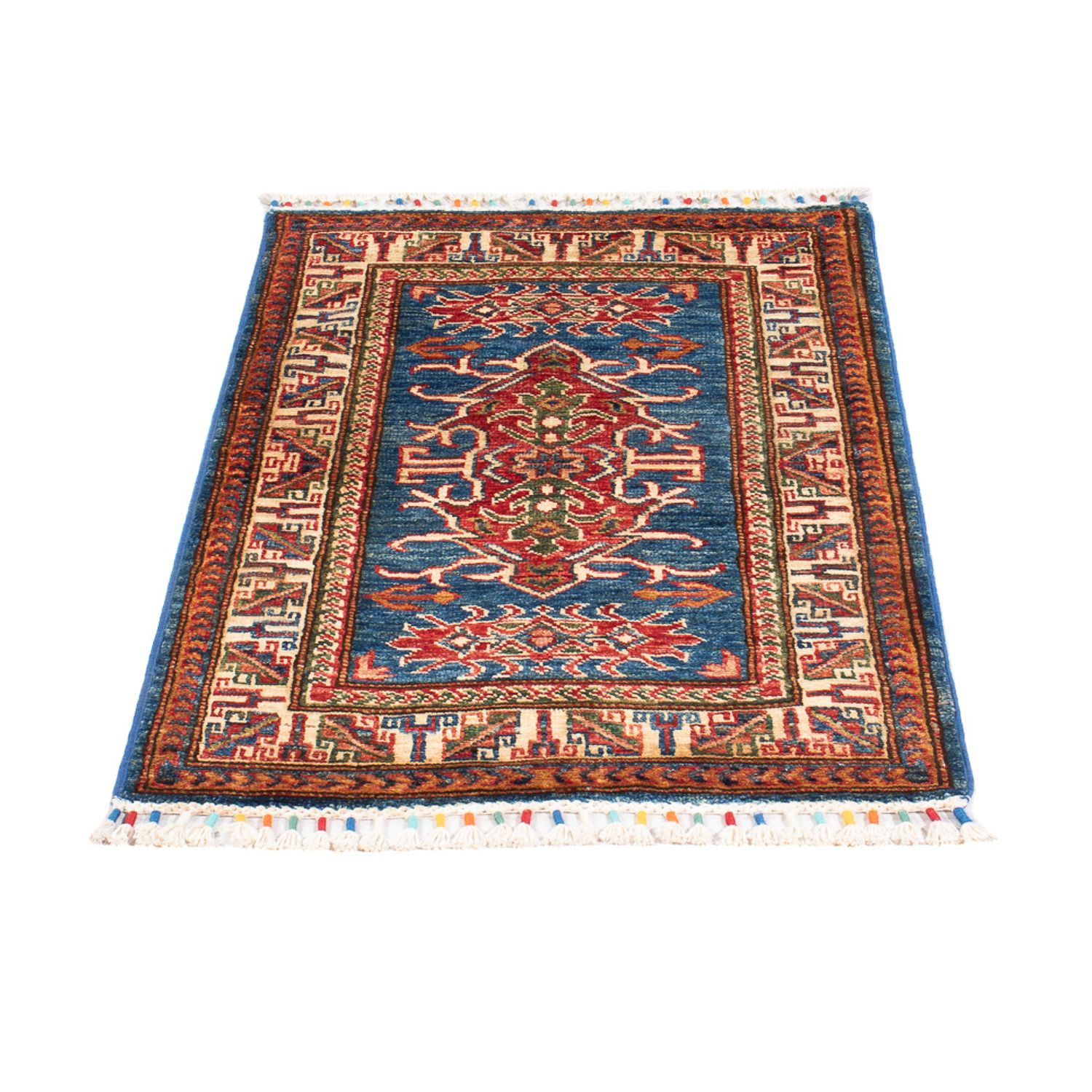 Ziegler Tapijt - Kazak - 97 x 59 cm - blauw