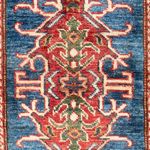 Tapis Ziegler - Kazak - 97 x 59 cm - bleu