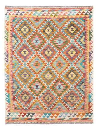 Kelim Rug - Splash - 184 x 145 cm - multicolored