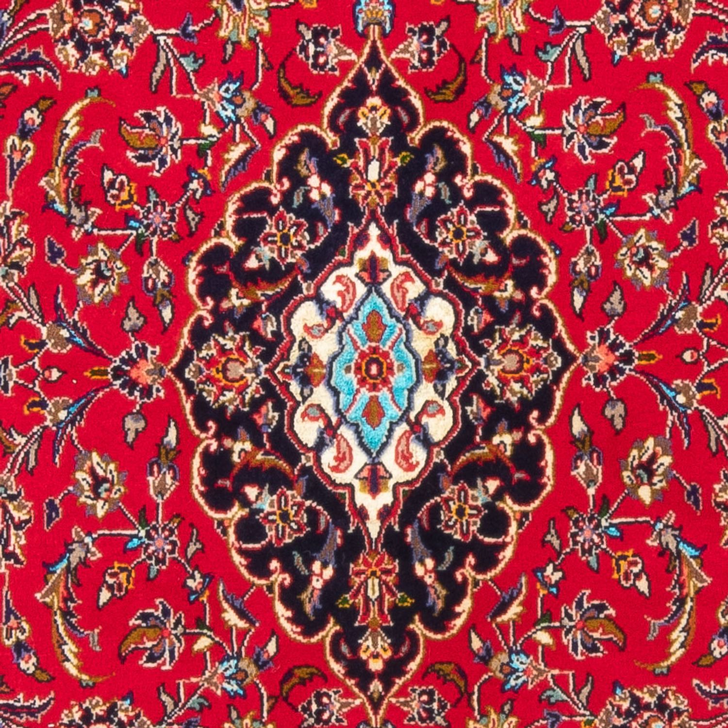 Alfombra persa - Keshan - 180 x 115 cm - rojo