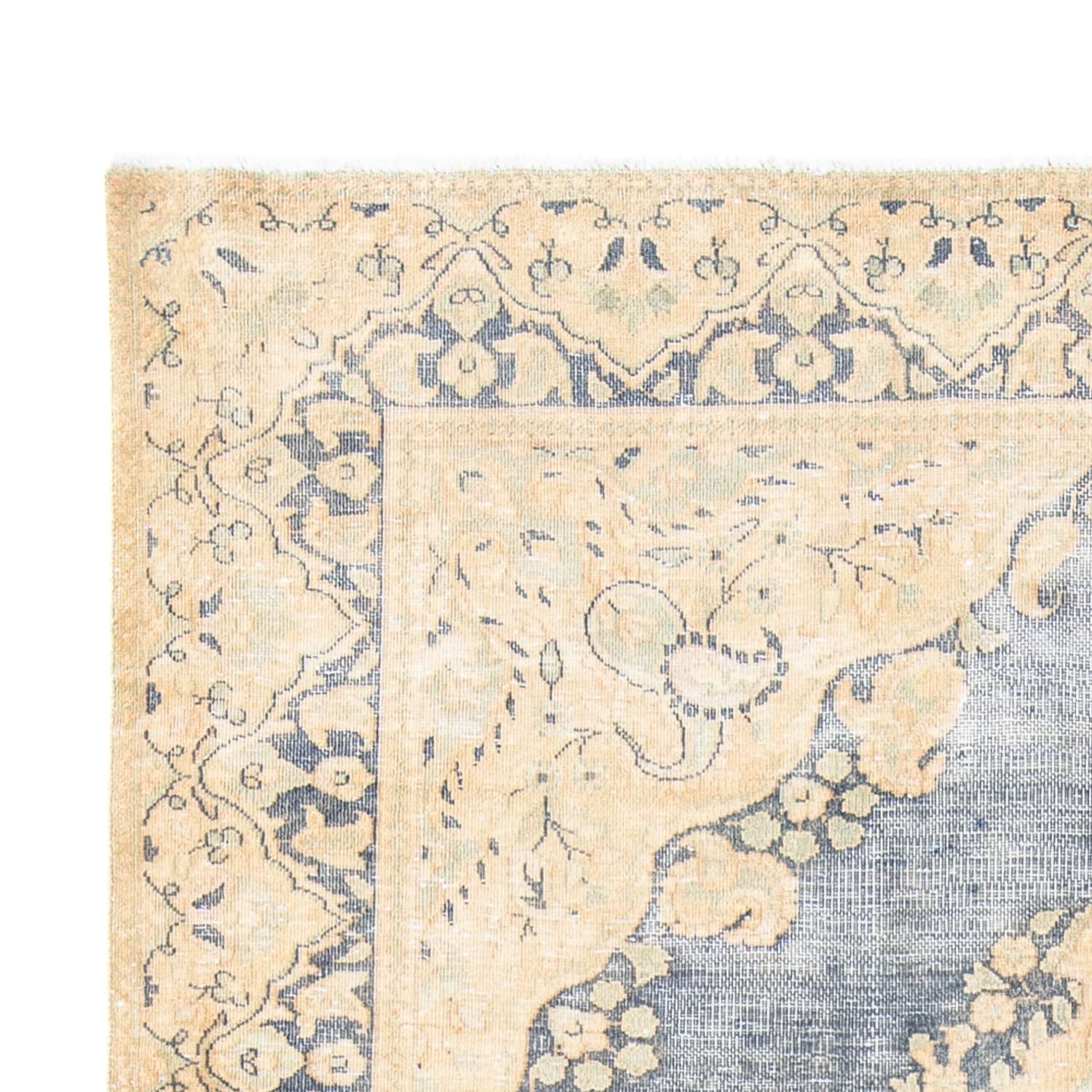 Vintage Rug - 225 x 147 cm - light blue