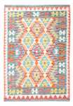 Kelim tapijt - Splash - 150 x 110 cm - veelkleurig