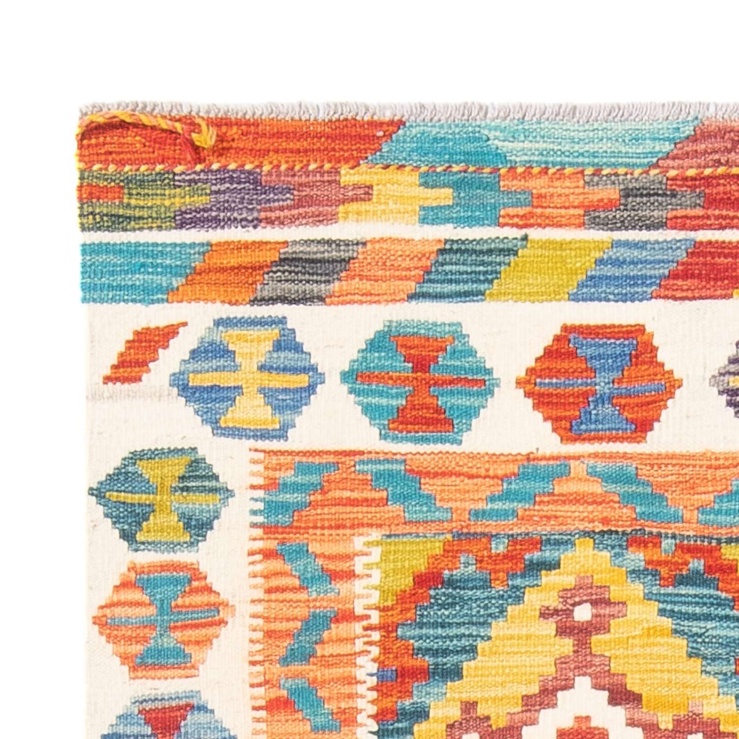 Kelim Carpet - Splash - 143 x 104 cm - flerfärgad