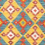 Kelimský koberec - Splash - 143 x 104 cm - vícebarevné