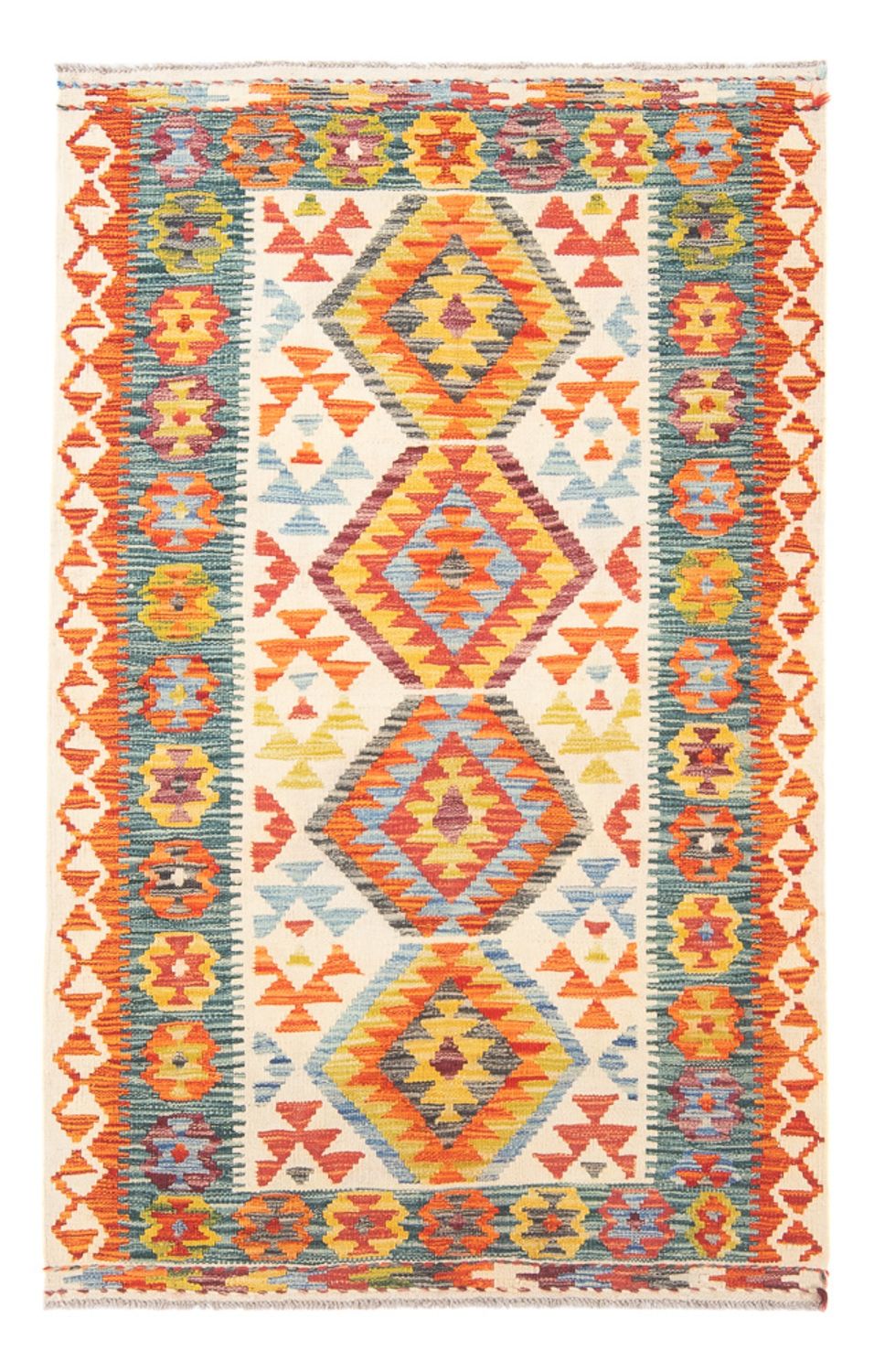 Kelim Rug - Splash - 159 x 96 cm - multicolored