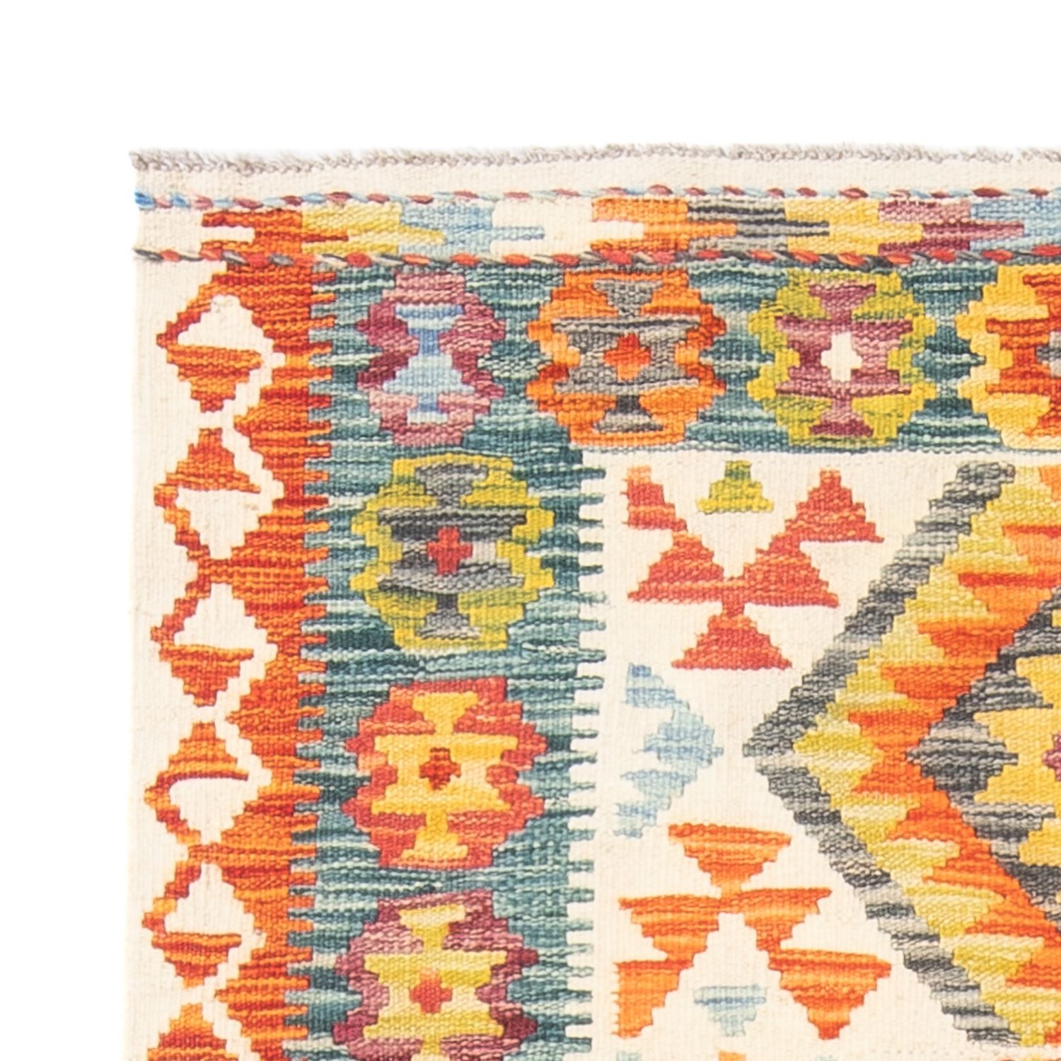 Kelim Rug - Splash - 159 x 96 cm - multicolored