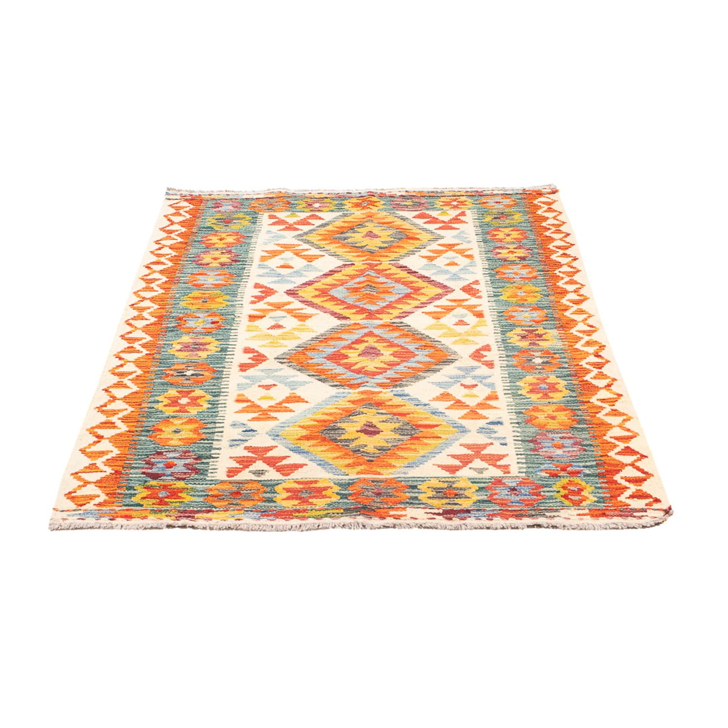 Kelim Rug - Splash - 159 x 96 cm - multicolored