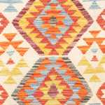 Kelimský koberec - Splash - 159 x 96 cm - vícebarevné