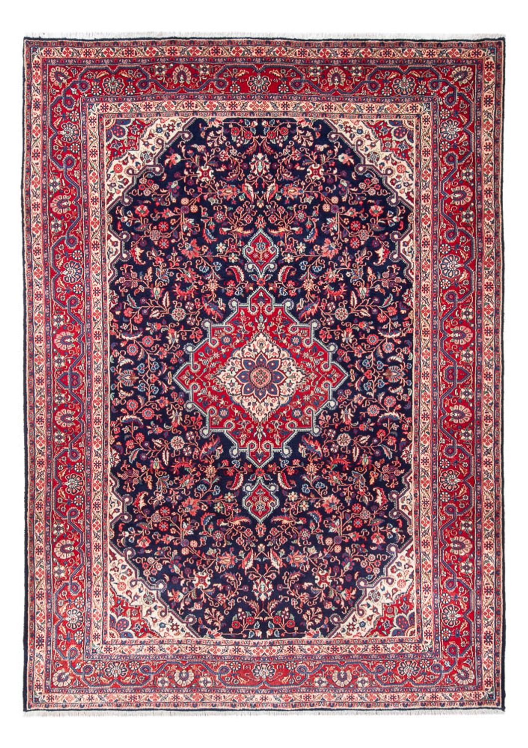 Tapis persan - Classique - 315 x 217 cm - rouge foncé