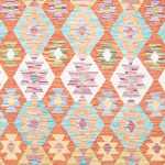 Kelim tapijt - Splash - 298 x 199 cm - veelkleurig