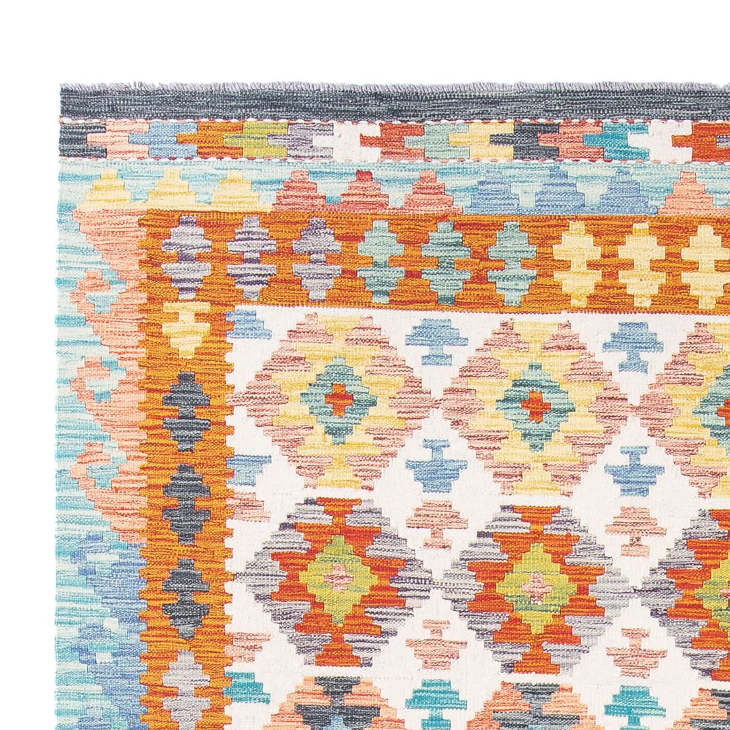 Kelimský koberec - Splash - 296 x 206 cm - vícebarevné
