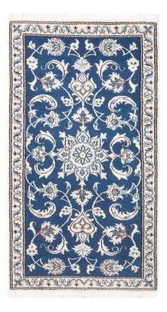 Loper Perzisch tapijt - Nain - 156 x 71 cm - blauw