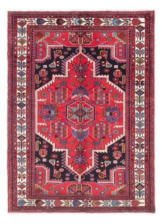 Tapis persan - Nomadic - 207 x 136 cm - rouge