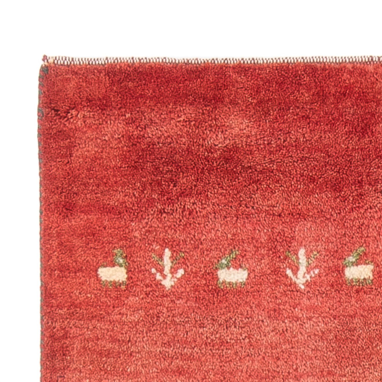 Tappeto Gabbeh - Persero - 123 x 79 cm - rosso