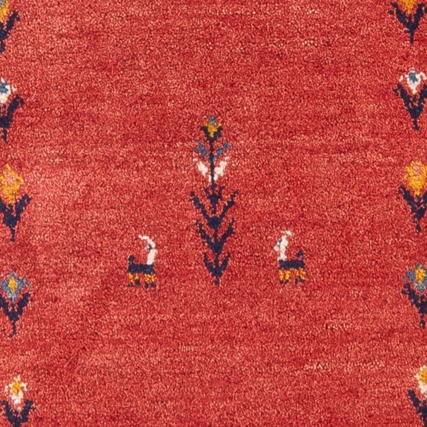 Tapis Gabbeh - Persan - 123 x 83 cm - rouge