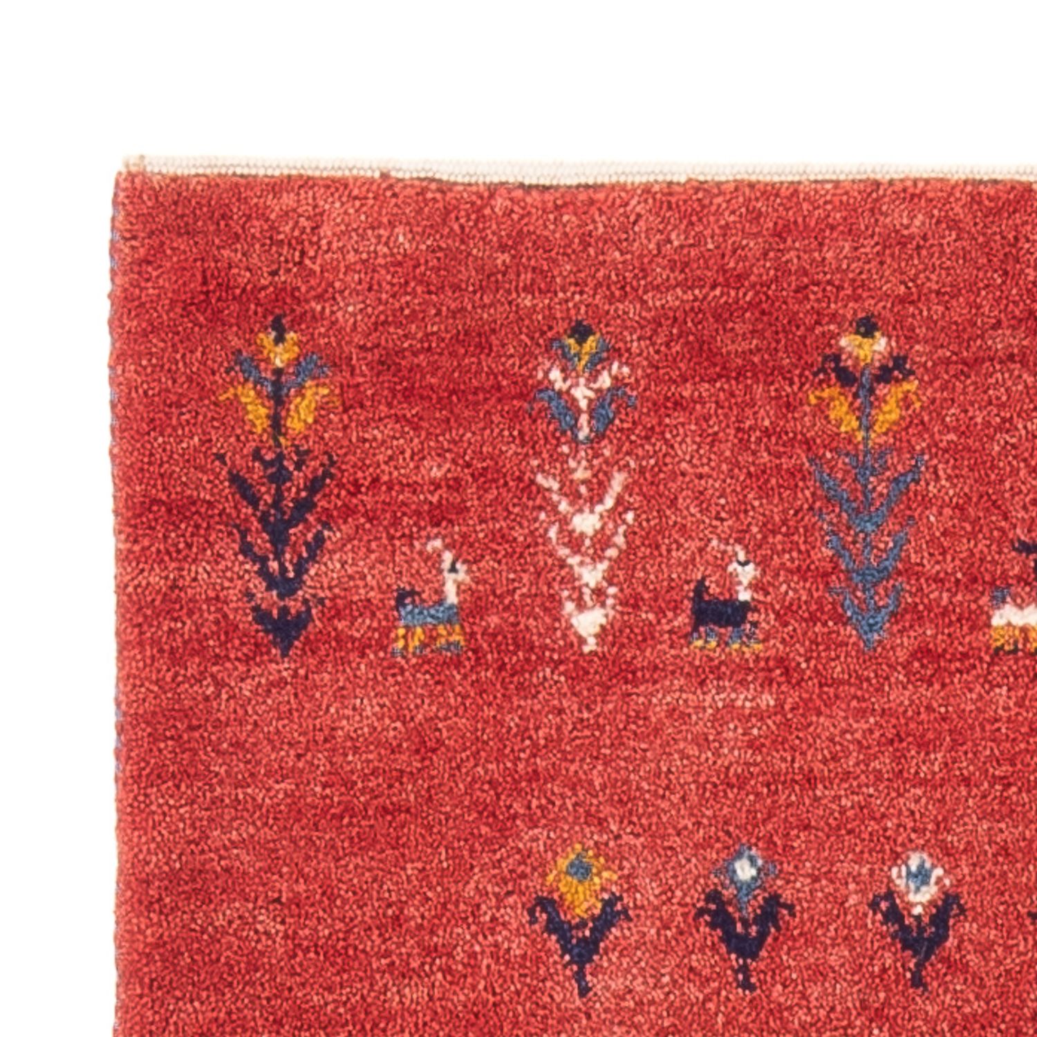 Tapis Gabbeh - Persan - 123 x 83 cm - rouge