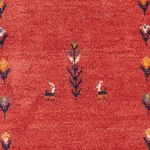 Tapis Gabbeh - Persan - 123 x 83 cm - rouge