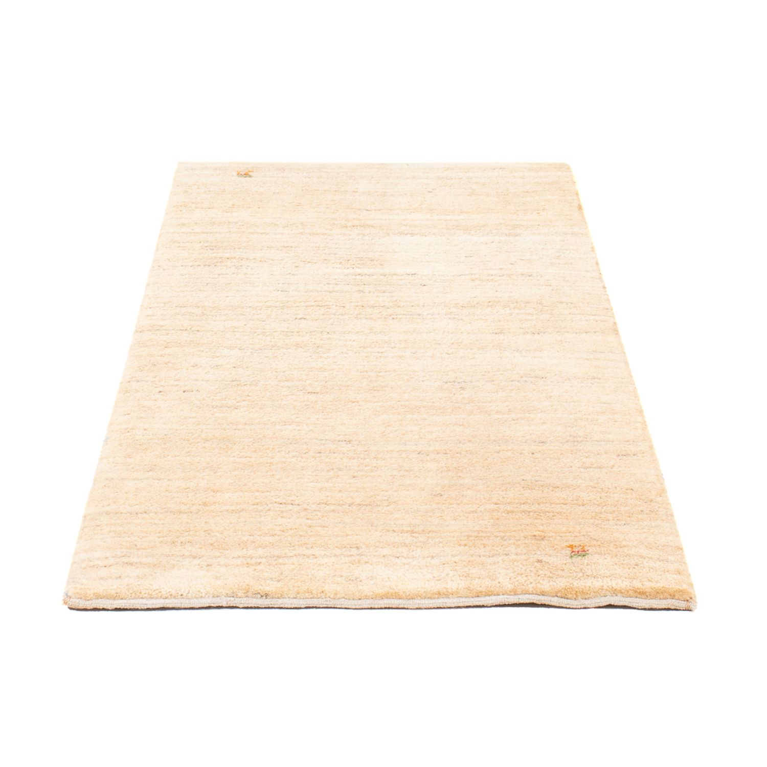 Tapis Gabbeh - Persan - 144 x 71 cm - blanc naturel