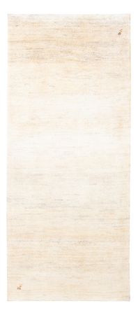 Corredor Tapete Gabbeh - Persa - 193 x 83 cm - branco natural