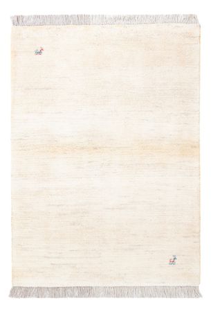 Alfombra Gabbeh - Persa - 150 x 97 cm - blanco natural