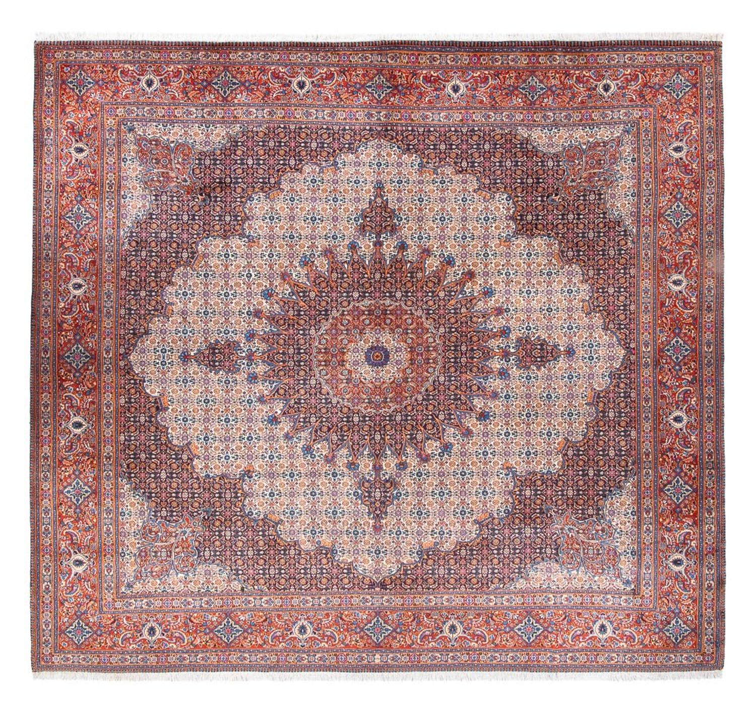 Tapis persan - Classique carré  - 307 x 300 cm - marron