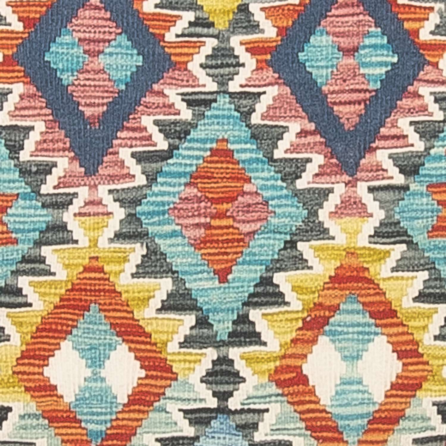Loper Kelim tapijt - Splash - 281 x 80 cm - veelkleurig