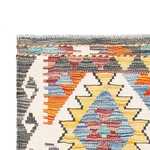 Loper Kelim tapijt - Splash - 299 x 86 cm - veelkleurig