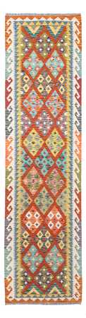 Runner Kelim Rug - Splash - 296 x 81 cm - multicolored