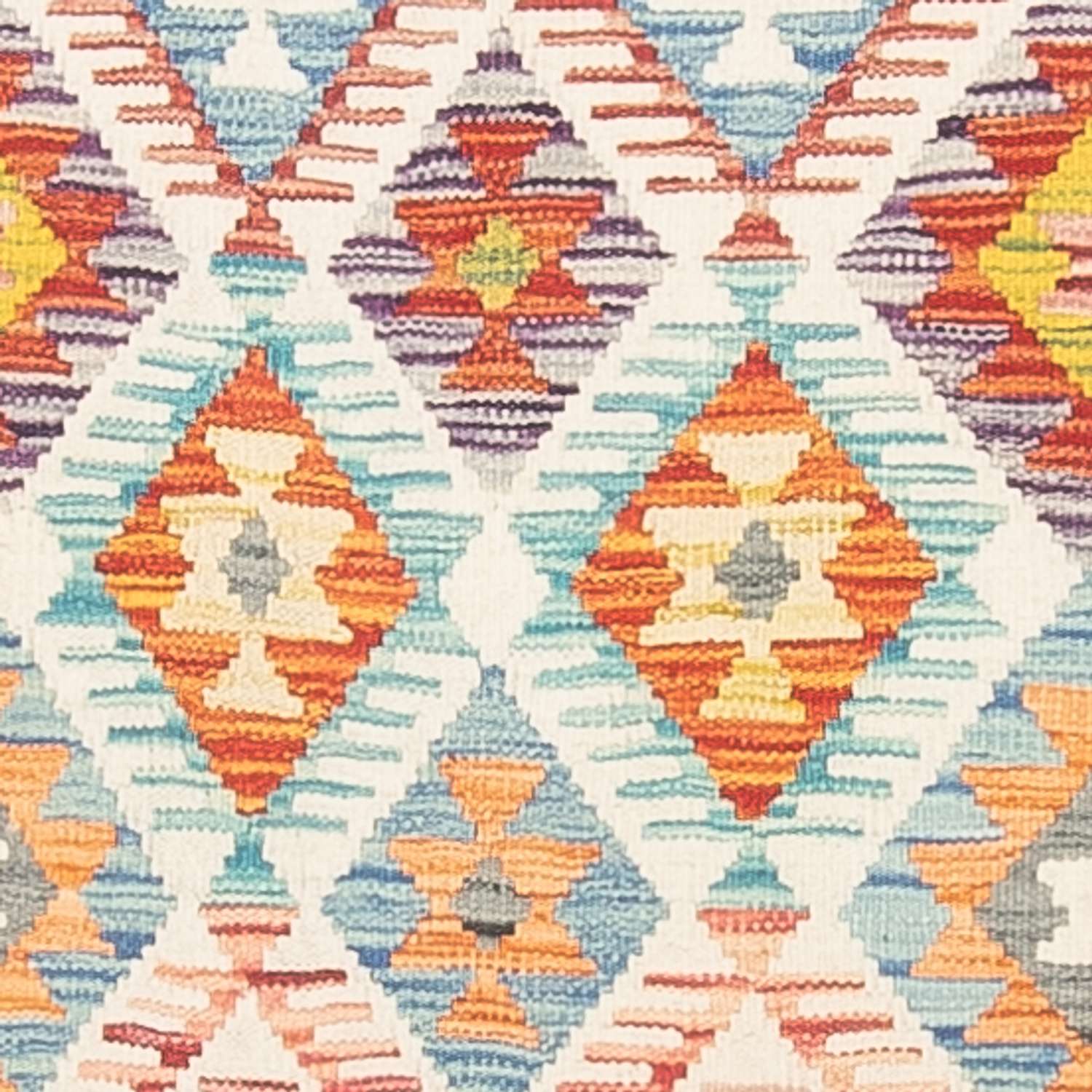 Runner Kelim Carpet - Splash - 297 x 80 cm - flerfärgad