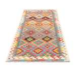 Tapis de couloir Tapis Kelim - Splash - 232 x 80 cm - multicolore