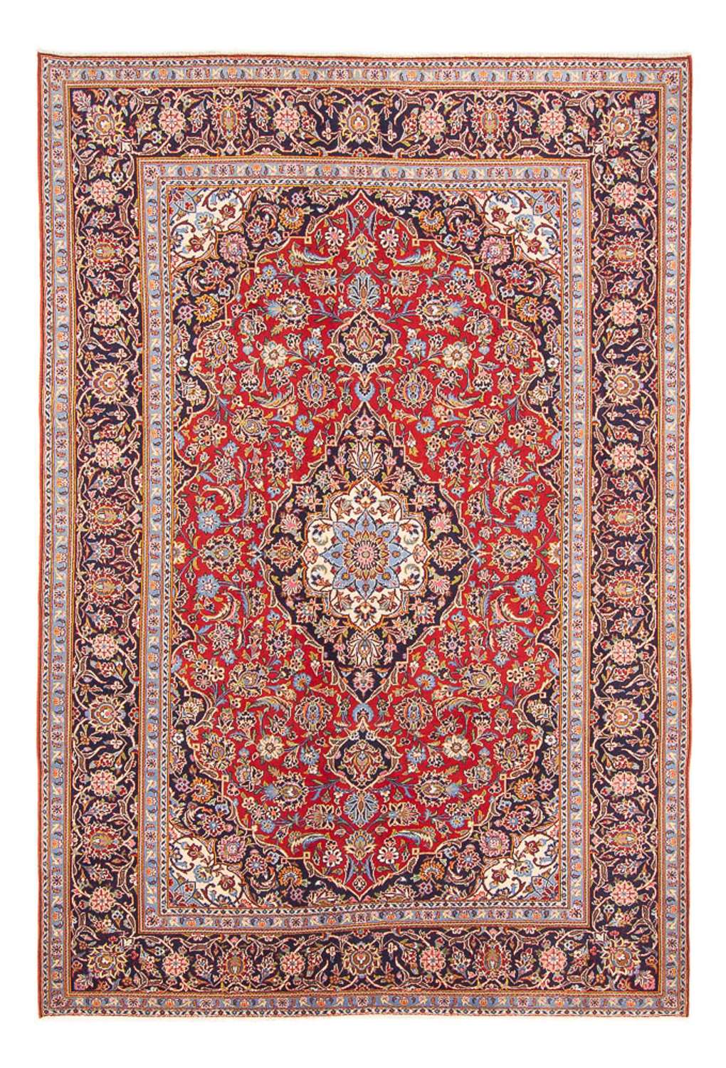 Alfombra persa - Keshan - 280 x 190 cm - rojo