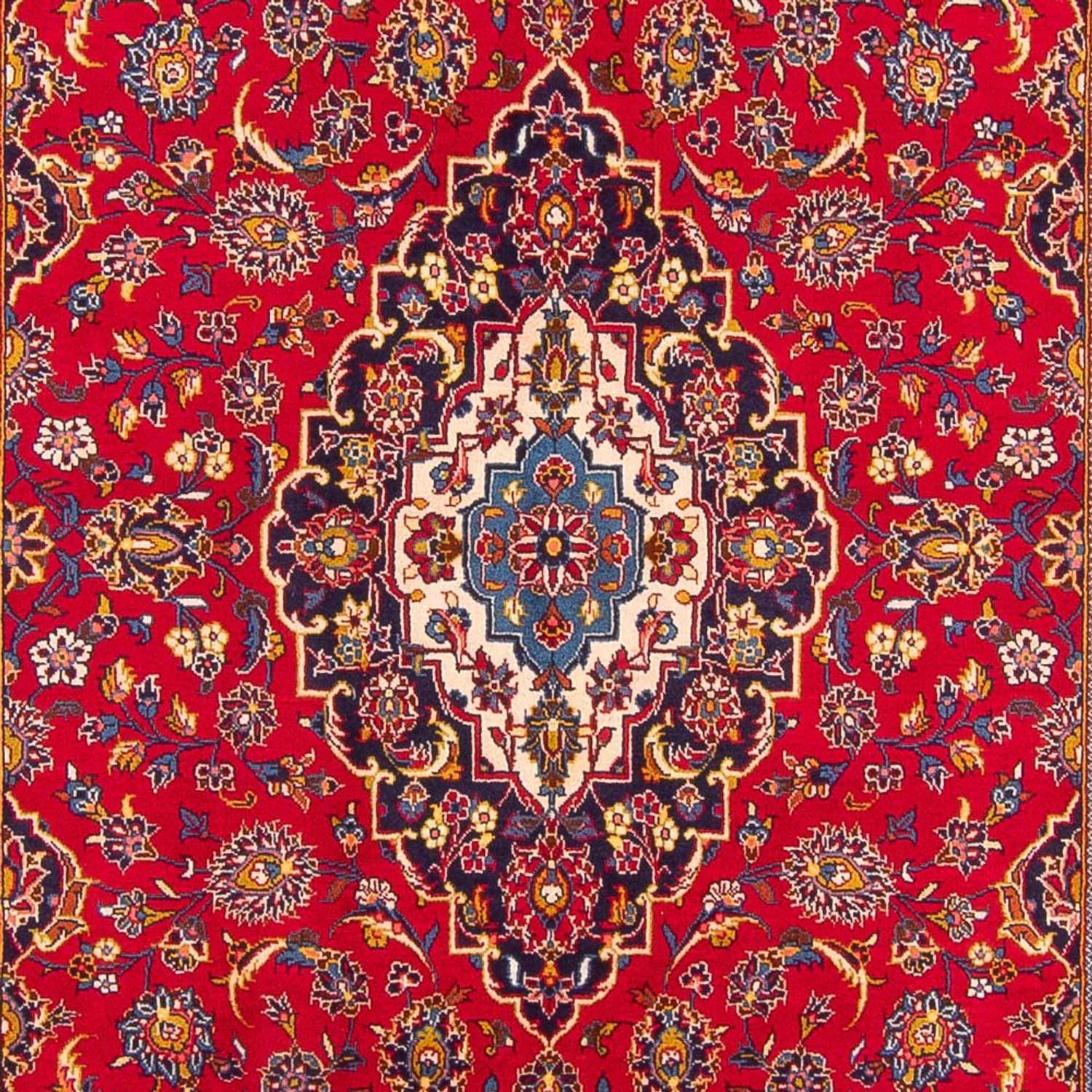 Tapis persan - Keshan - 294 x 194 cm - rouge