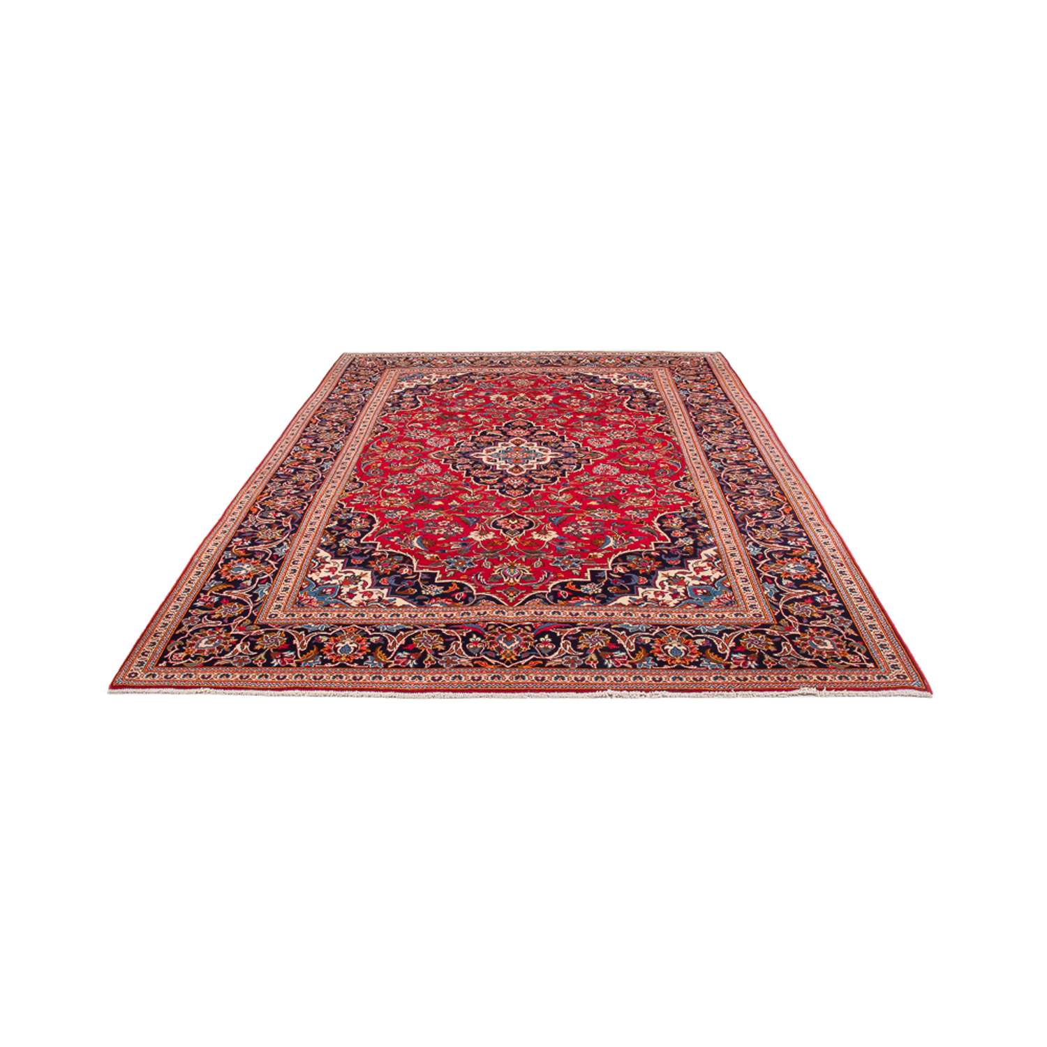 Perský koberec - Keshan - 293 x 195 cm - červená