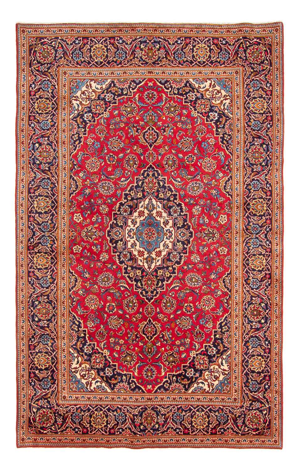 Perský koberec - Keshan - 297 x 193 cm - červená