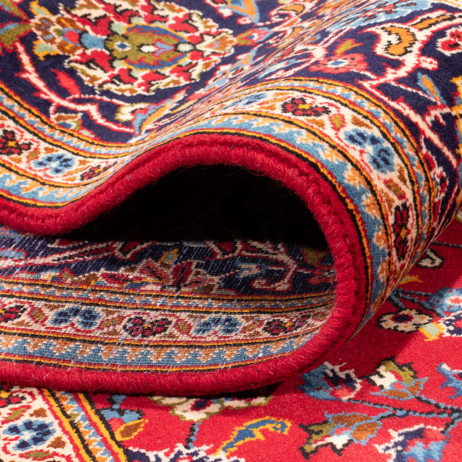 Persiska mattor - Keshan - 297 x 193 cm - röd