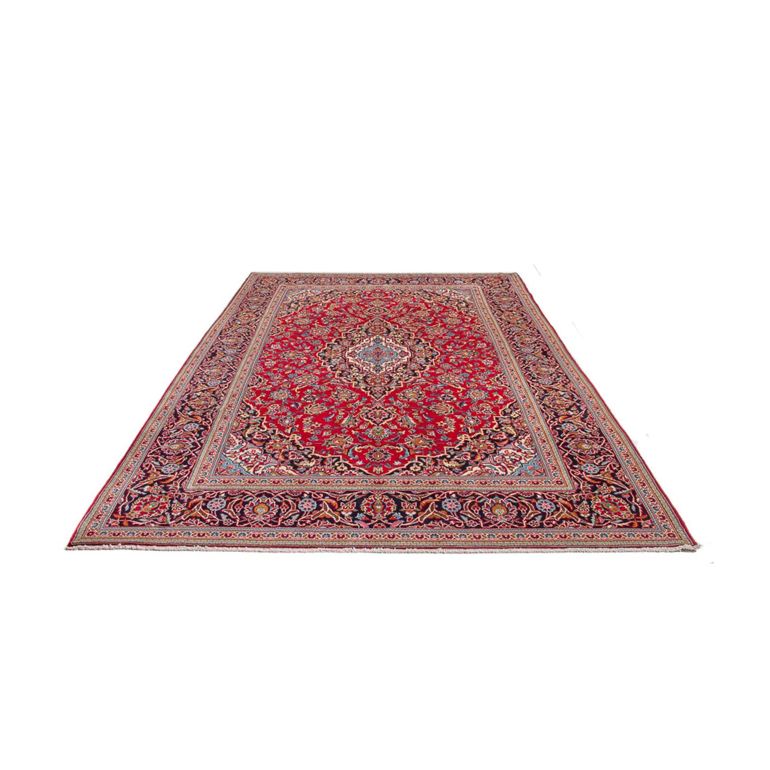 Tapis persan - Keshan - 290 x 198 cm - rouge