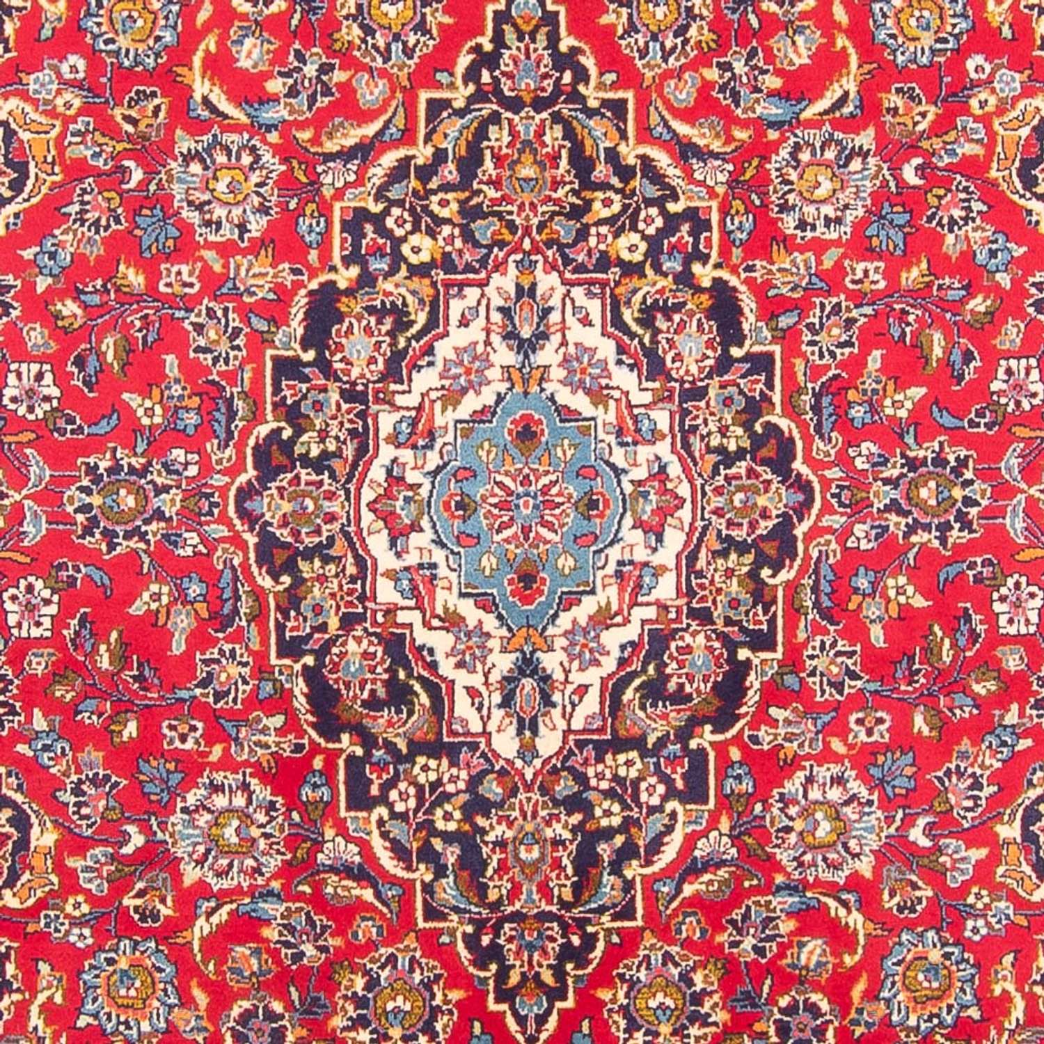Persiska mattor - Keshan - 297 x 194 cm - röd