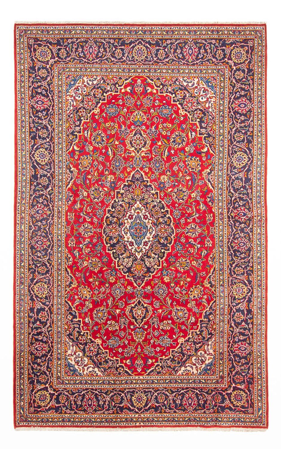 Perser Rug - Keshan - 305 x 192 cm - red