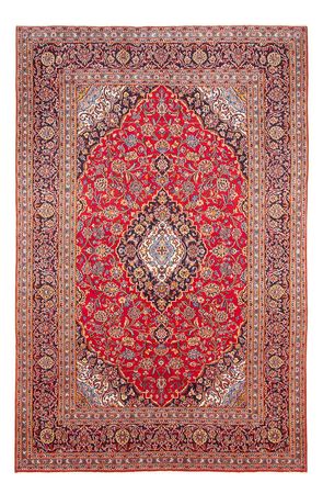 Tapis persan - Keshan - 293 x 200 cm - rouge