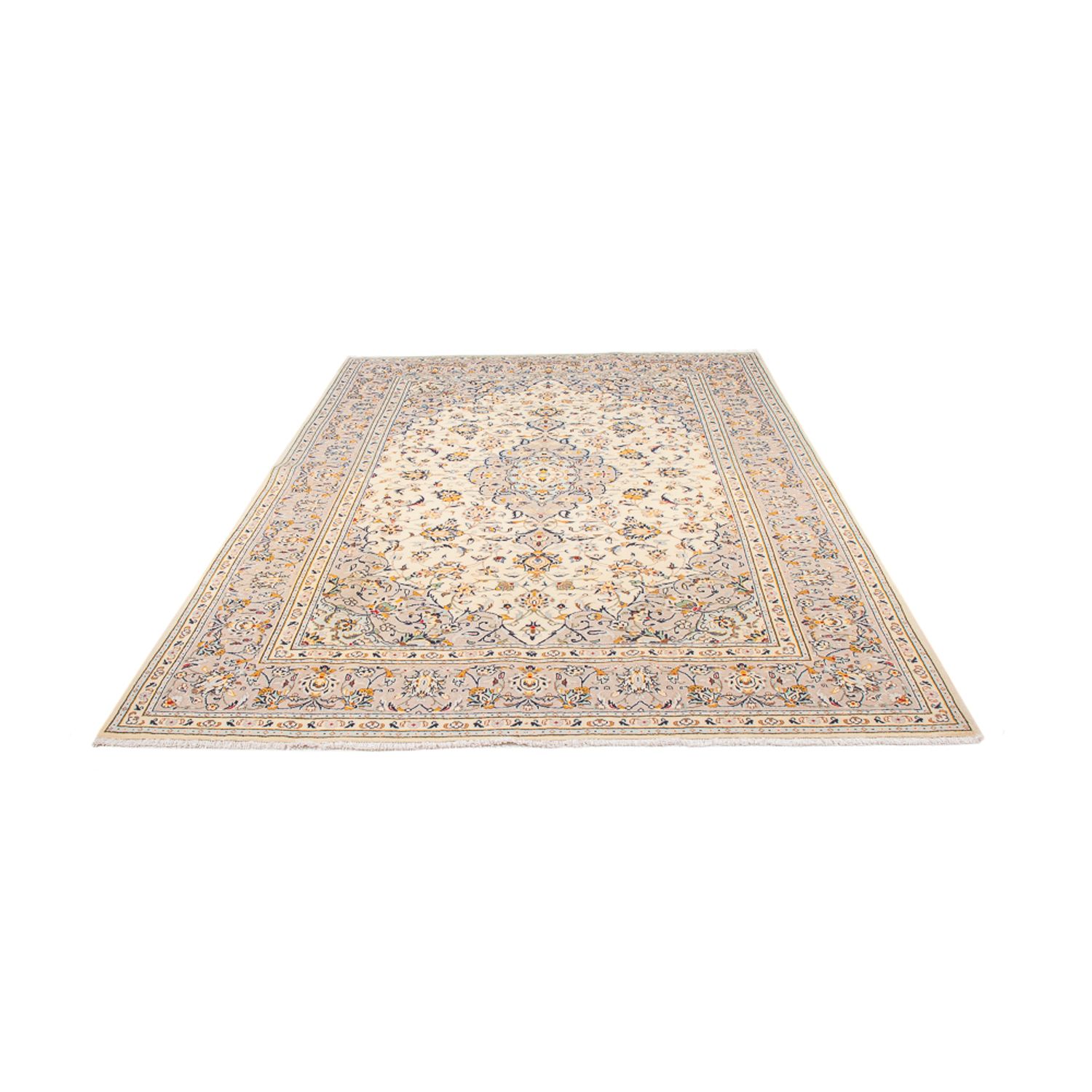 Tapis persan - Keshan - 300 x 200 cm - crème