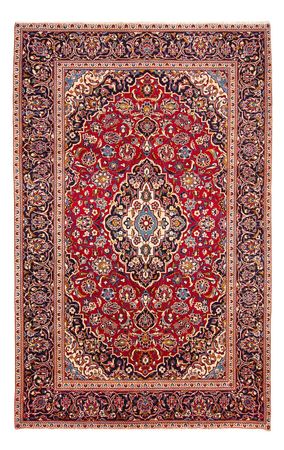 Tapis persan - Keshan - 305 x 204 cm - rouge bordeaux