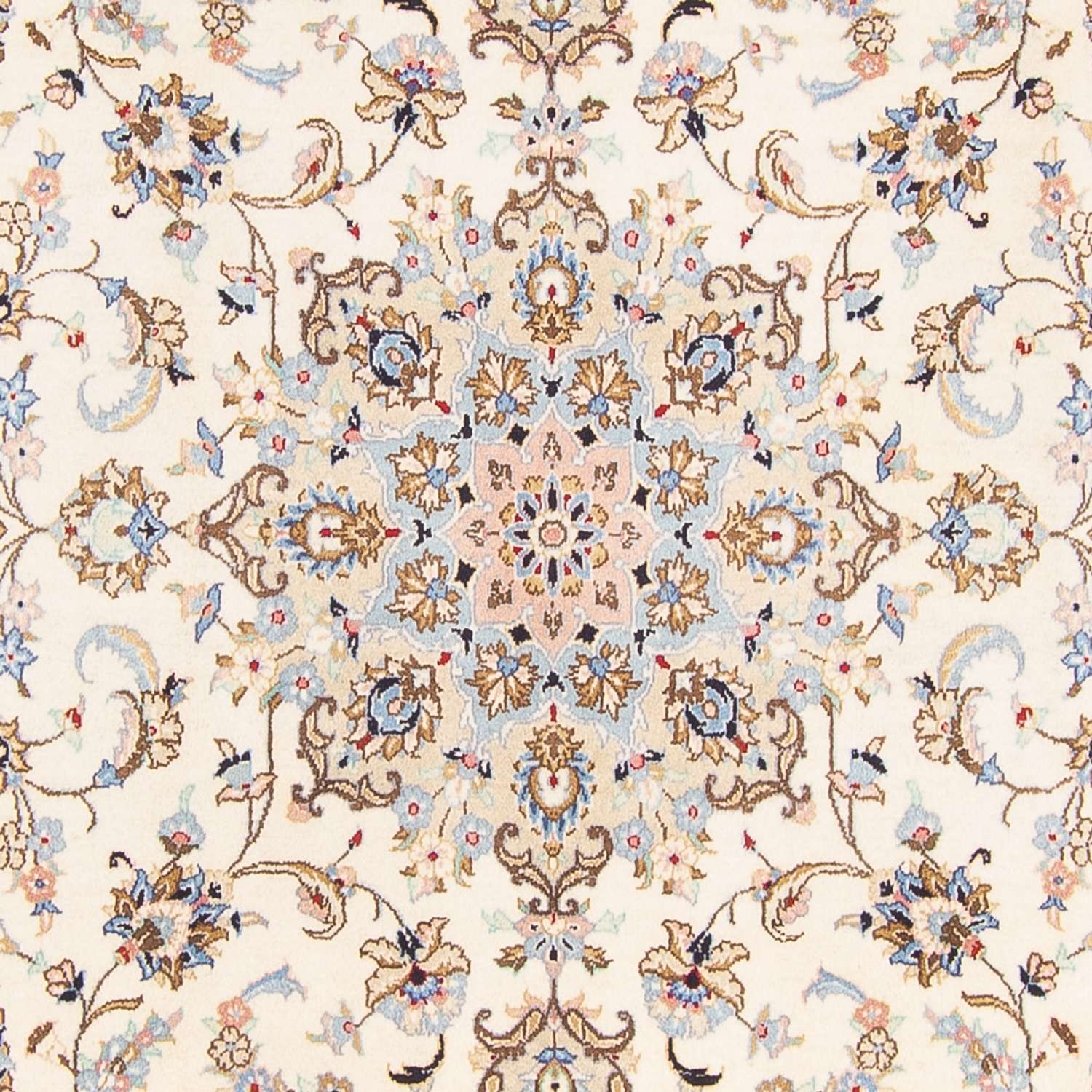 Tapis persan - Keshan - 310 x 203 cm - crème