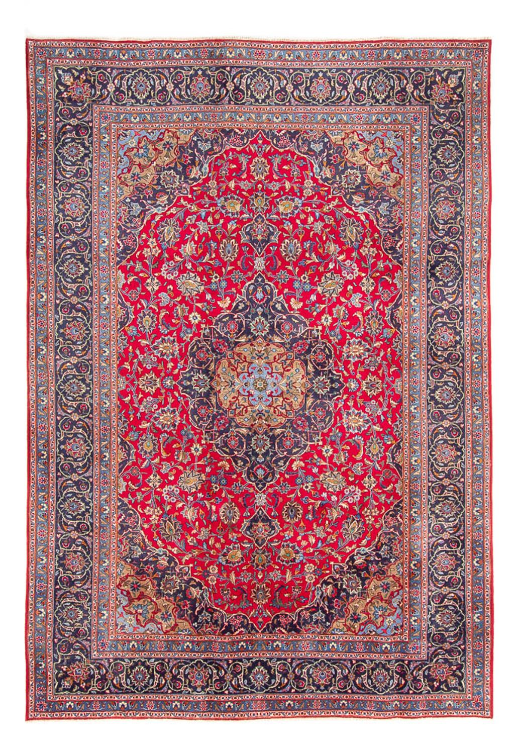 Tappeto Persero - Keshan - 337 x 238 cm - rosso