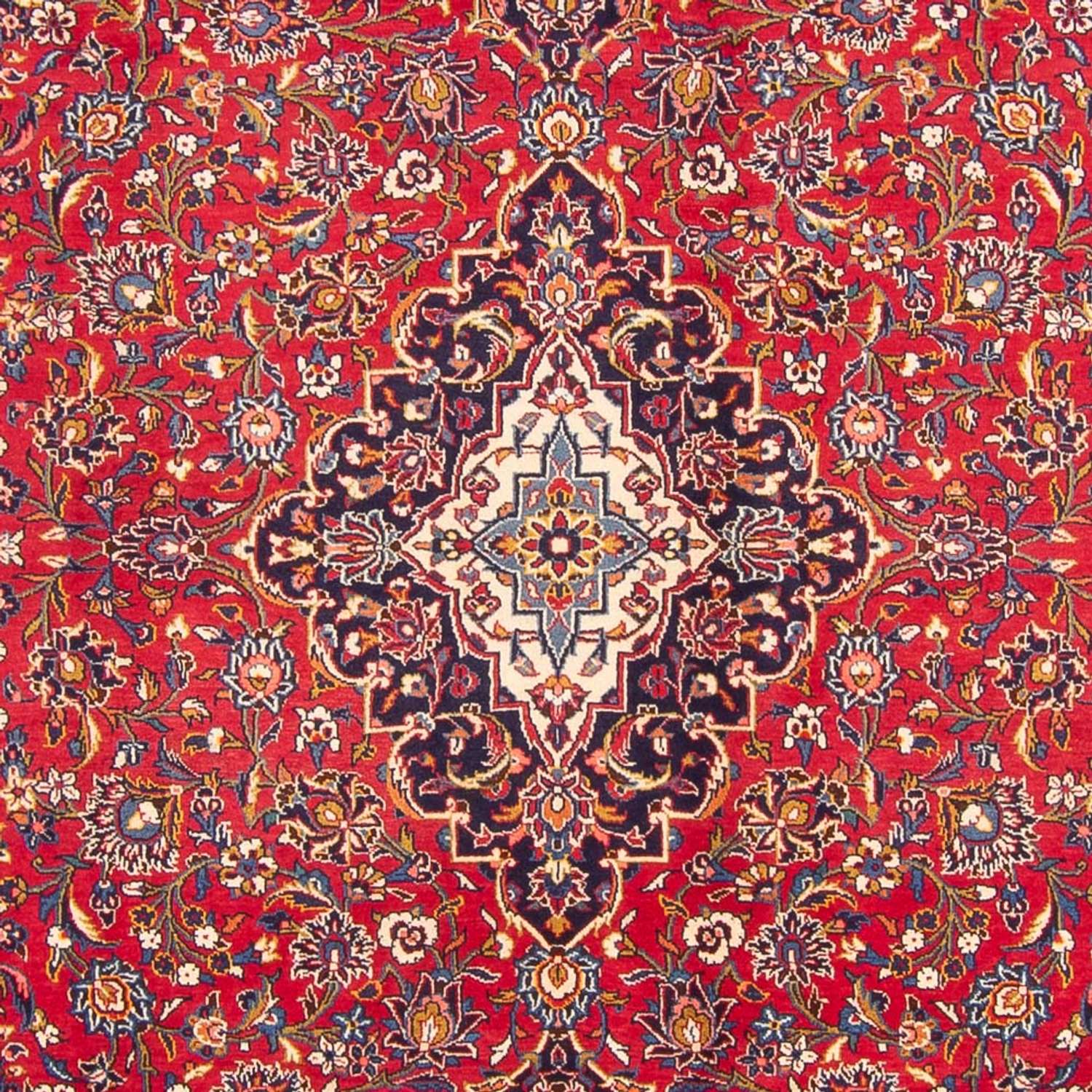 Alfombra persa - Keshan - 356 x 256 cm - rojo