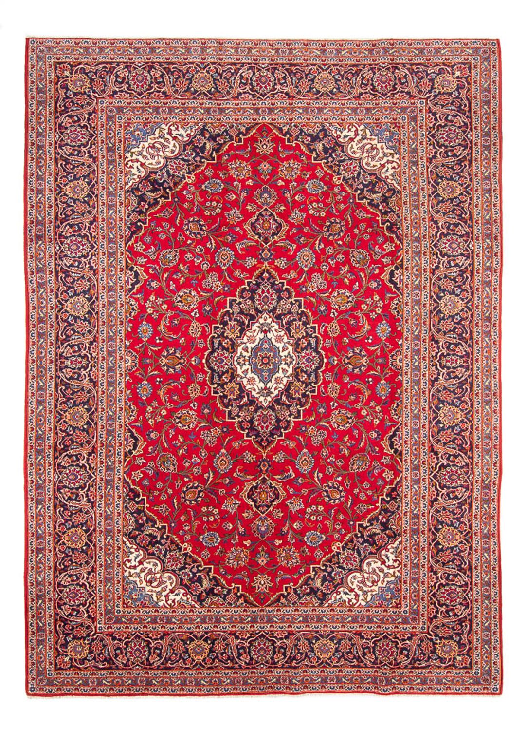 Tapis persan - Keshan - 362 x 256 cm - rouge