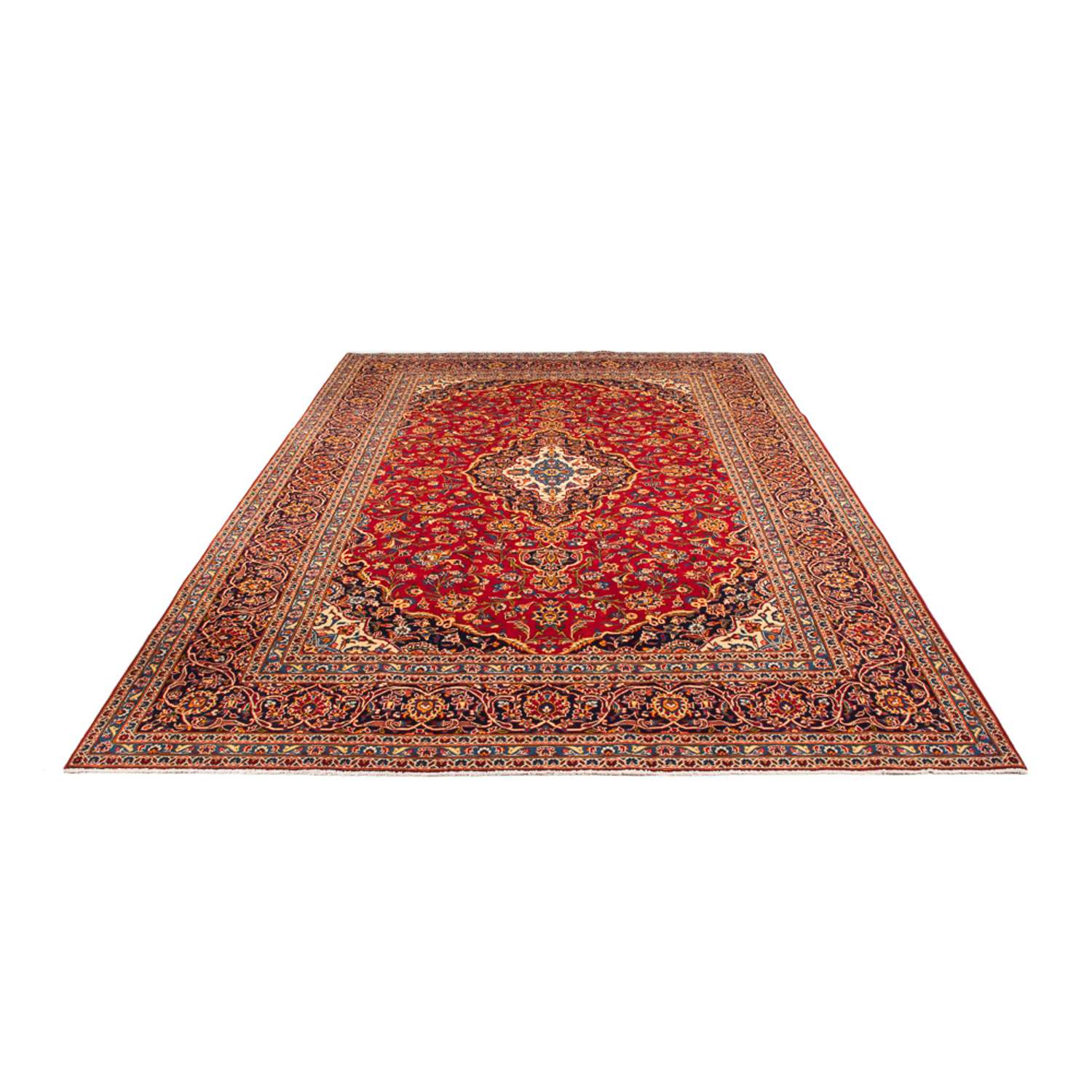 Tapis persan - Keshan - 370 x 252 cm - rouille