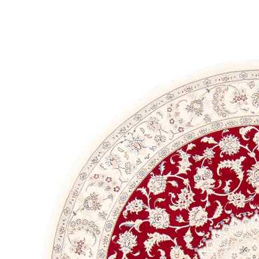 Perzisch tapijt - Nain rond  - 200 x 200 cm - rood