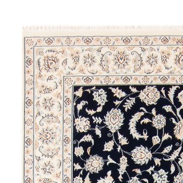 Tapis persan - Nain - 238 x 171 cm - bleu foncé