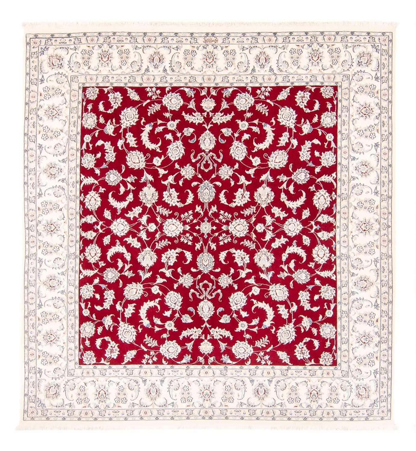 Perser Rug - Nain square  - 215 x 195 cm - red