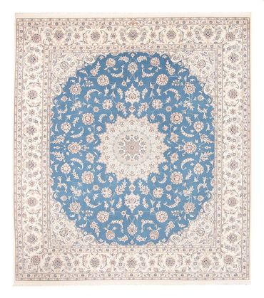 Tapis persan - Nain - 263 x 227 cm - bleu